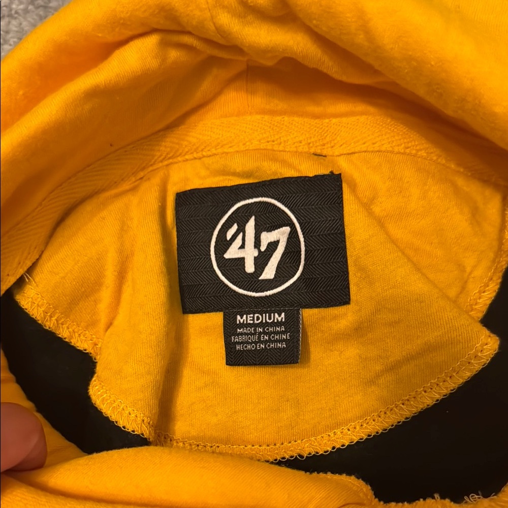 '47 Black and Yellow Hoodie - Picture 2 of 2